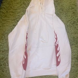 White Flame Brandy Melville hoodie